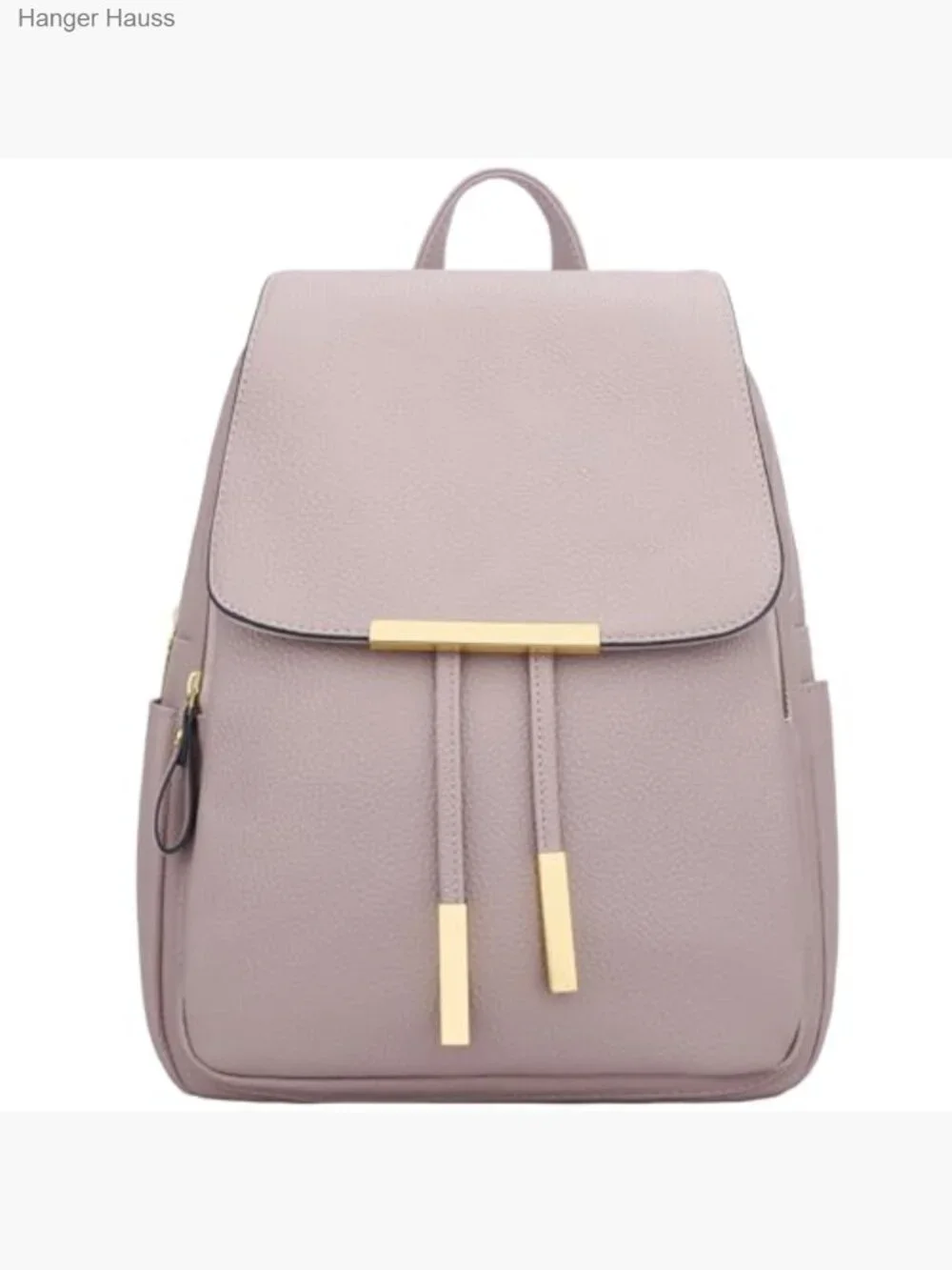 Vegan Leather Backpack Purse with Pockets, Travel Daypack